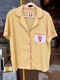 CAMISA DE PIJAMA BORDADA