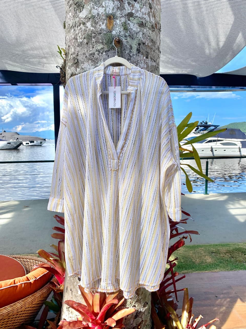 CAMISÃO LONG MALHA TRICOT BRANCO